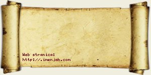 Ljubica Isaković vizit kartica